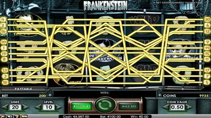 Frankenstein ilmainen kasino kolikkopeli NetEnt Video Esikatselu