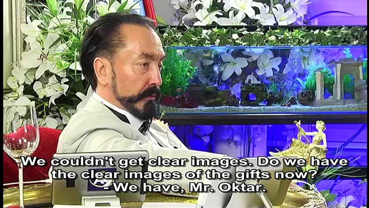 The Certificate of 33rd Degree Masonry and the gifts that were presented to Adnan Oktar by masons