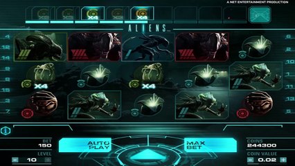 Aliens ilmainen kasino kolikkopeli NetEnt Video Esikatselu