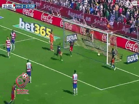 اهداف مباراة ( غرناطة 0-3 برشلونة ) الدوري الاسباني