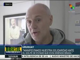 Uruguay: Frente Amplio rechaza golpe parlamentario en Brasil
