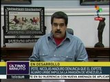 Pdte. Maduro denuncia que expdte. Uribe impulsa invasión de Venezuela