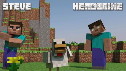 STEVE VS HEROBRINE  (RAP BATTLE ) (MINECRAFT ANIMATIONS )