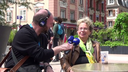 Nicolas Salin avec Jocelyne lors du FIMU 2016