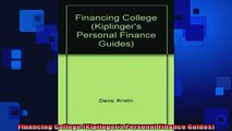 READ book  Financing College Kiplingers Personal Finance Guides Free Online