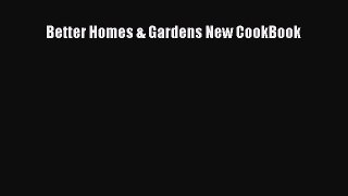 Read Better Homes & Gardens New CookBook Ebook Free