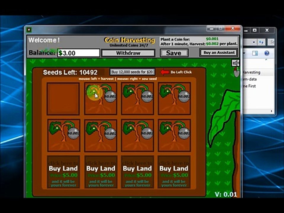 Coin Harvesting