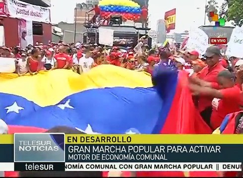 Miles de venezolanos apoyan el impulso a la economía comunal