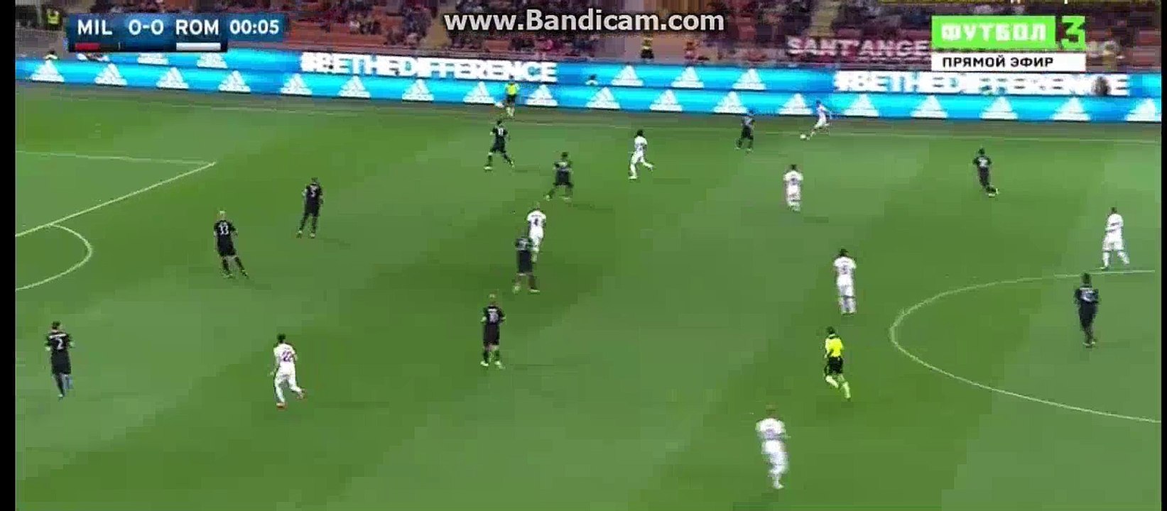 Alessandro Florenzi Goal Milan 0-1 AS Roma Serie A