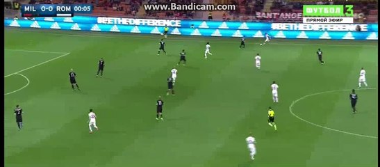 Alessandro Florenzi Goal Milan 0-1 AS Roma Serie A