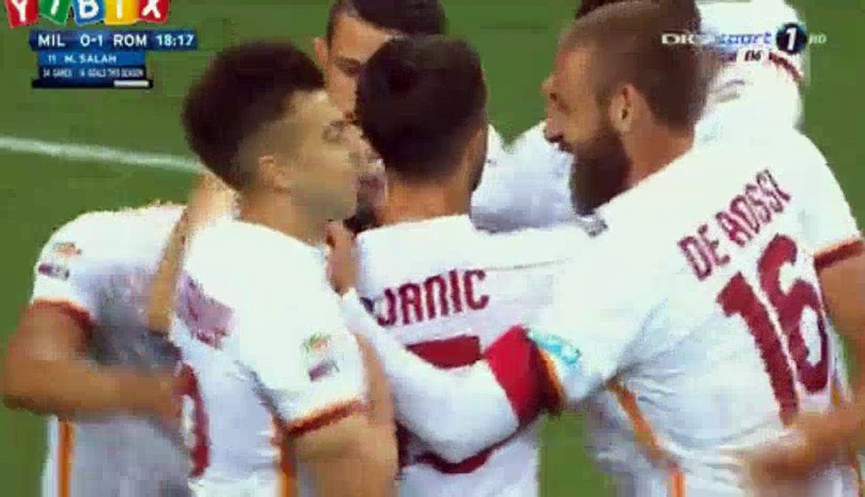 Mohamed Salah Goal - AC Milan 0 - 1 Roma  14.05.2016