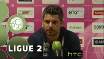 Conférence de presse Evian TG FC - Nîmes Olympique (4-1) : Romain REVELLI (EVIAN) - Bernard BLAQUART (NIMES) - 2015/2016