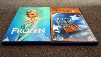 Frozen And WALL.E (UK) DVD Unboxing