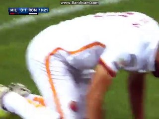 Mohamed Salah Goal Milan 0-1 Roma Serie A