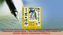 PDF  Fire On the Mountain 480539 Enjoy Santoka Haiku in Japanese Calligraphy  Sho Rica Ojara  EBook