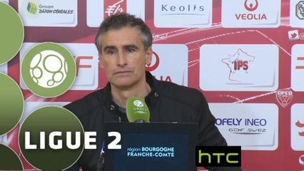 Conférence de presse Dijon FCO - AC Ajaccio (2-0) : Olivier DALL'OGLIO (DFCO) - Olivier PANTALONI (ACA) - 2015/2016