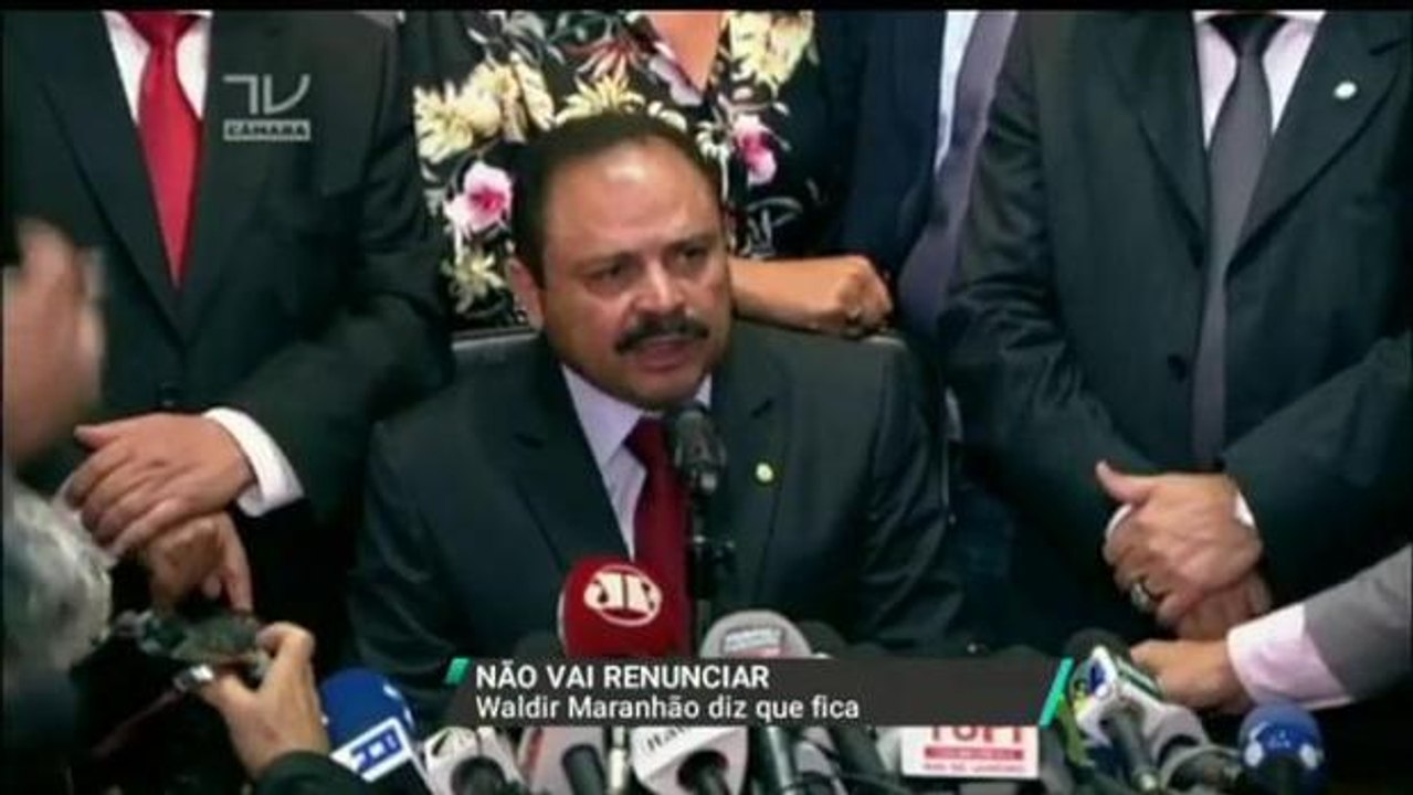 Maranhão afirma que não vai renunciar à presidência da Câmara
