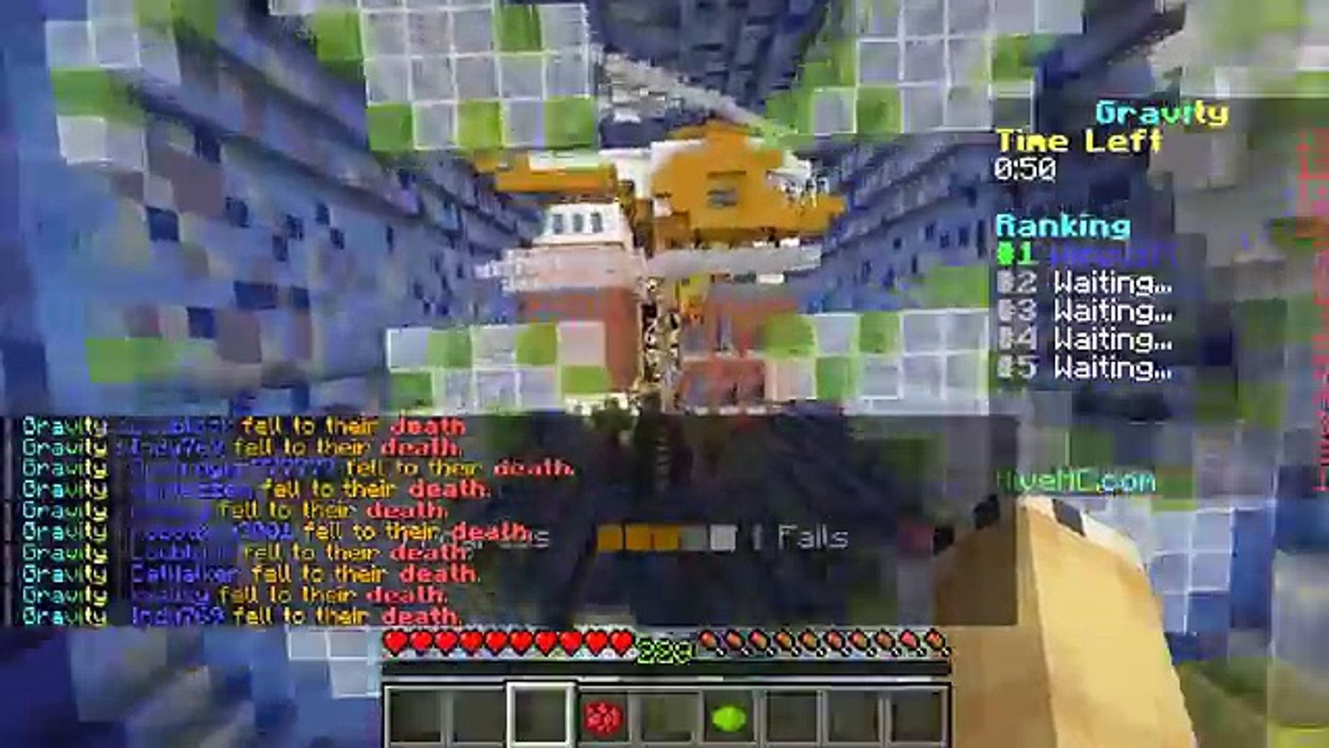 Minecraft Mini Games Gravity And Sky Wars Video Dailymotion