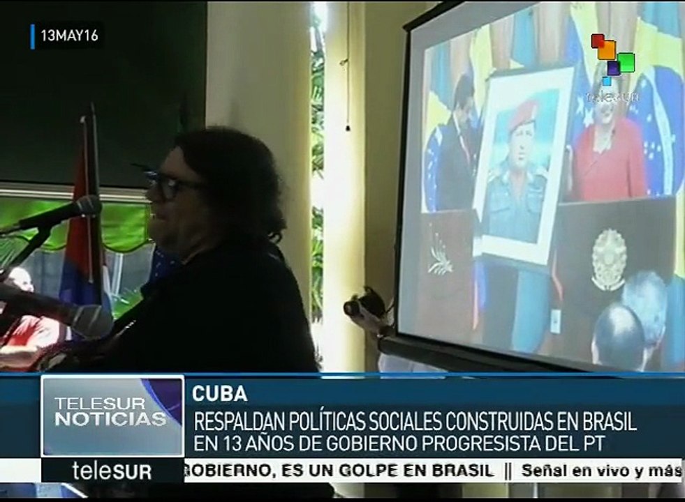 El pueblo cubano expresa su respaldo a Dilma Rousseff
