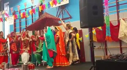 Giddha performance by Vaisakhi celebration in The Hague city