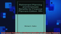 FREE EBOOK ONLINE  Retirement Planning  Employee Benefits for Financial Planners Full Free