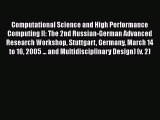 [DONWLOAD] Computational Science and High Performance Computing II: The 2nd Russian-German