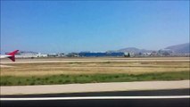 Austrian Airlines Airbus A321 take off Athens int. Airport (Eleftherios Venizelos) HD