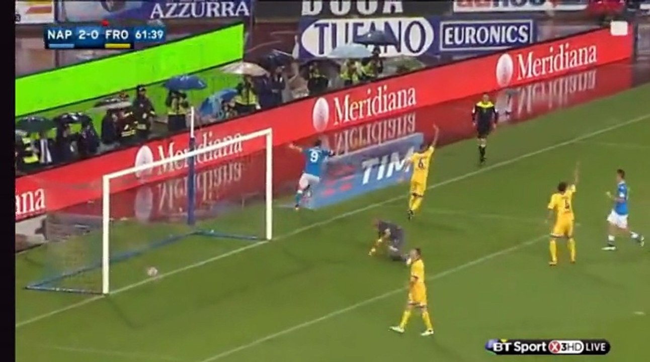 Gonzalo Higuain 2nd GOAL - Napoli 3-0 Frosinone 14.05.2016