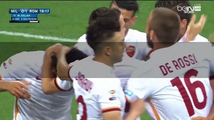 AC Milan vs AS Roma 0-1 Mohamed Salah Goal (Serie A) 14-05-2016 HD