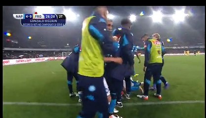 Gonzalo Higuain Hat Trick Wonderful goal 4-0 SCC Napoli vs Frossinore