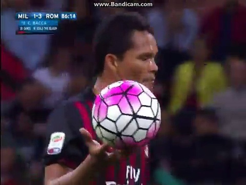 Carlos Bacca Amazing Goal HD Milan 1-3 Roma