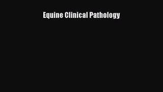 Read Equine Clinical Pathology Ebook Free