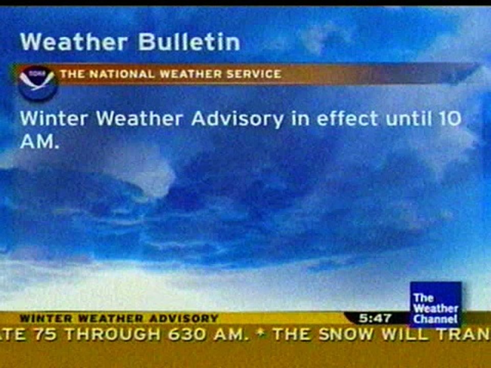 Local on the 8's - Decent Snow Clipper in Flint/Davison, Michigan (1/29/11)