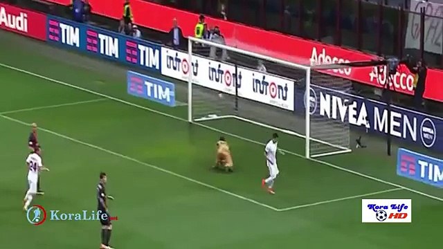 اهداف مباراة روما وميلان 3-1 كاملة - الدورى الايطالى 2016