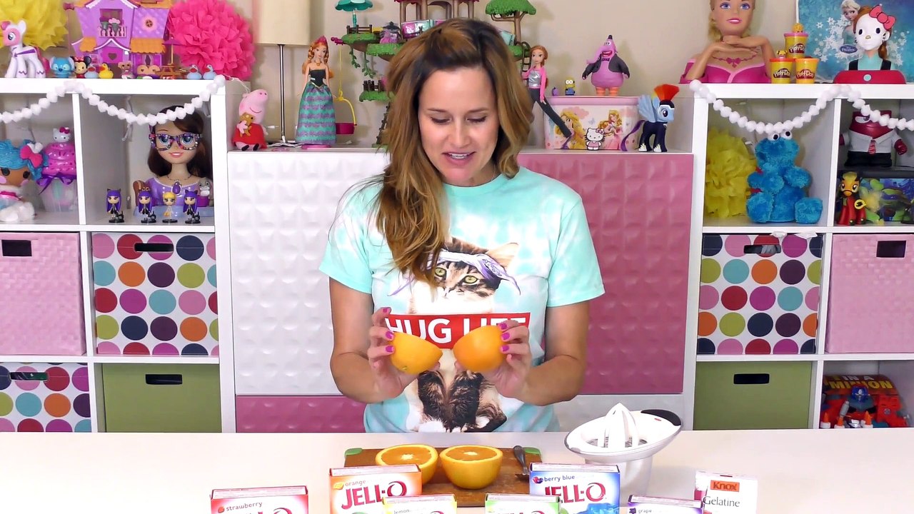 Jello Oranges - How To Make Rainbow Jello Fruit by DCTC