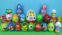 30 Surprise Eggs Kinder Surprise-Peppa Pig english episodes-Tom and Jerry 2015 Mickey Mouse Minions