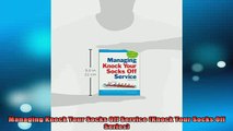 READ book  Managing Knock Your Socks Off Service Knock Your Socks Off Series Full EBook