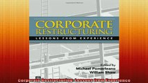 READ book  Corporate Restructuring Lessons from Experience Full EBook