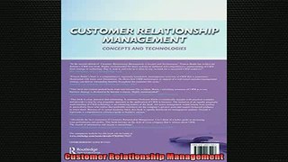 READ book  Customer Relationship Management Online Free