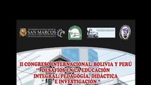 Ventana Abierta presenta el II Congreso Internacional: Bolivia y Perú