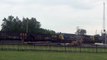 6/26/15 Fostoria, CSX coal train meets an engine move