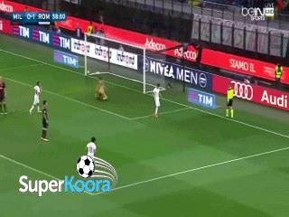 اهداف مباراة ( ميلان 1-3 روما ) الدوري الايطالي