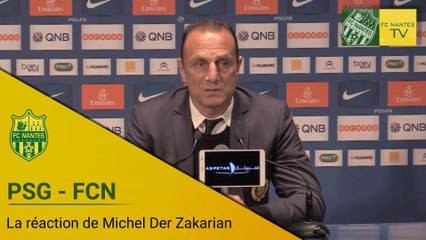 PSG-FCN : la réaction de Michel Der Zakarian