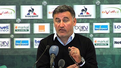 Christophe Galtier : «Beaucoup de déception»