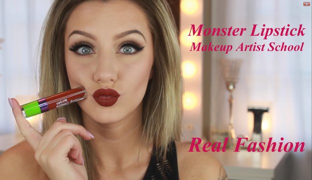 Monster Lipstick Makeup Artist school | How to Apply Monster Liquid Lipstick - Makeup Artist school