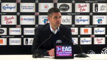 J38 / La conférence de presse de J.Gourvennec après EAG-Nice (2-3)