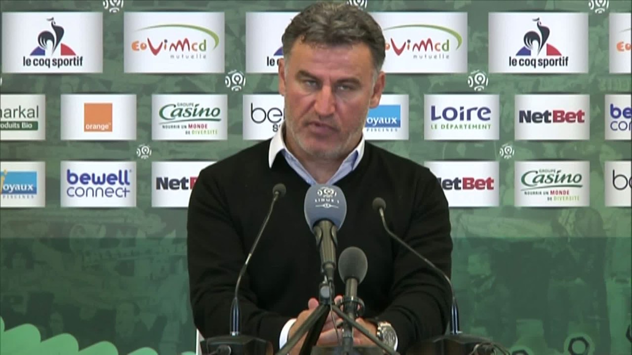 Foot - L1 - ASSE : Galtier «Je vais revoir mes dirigeants la semaine prochaine»