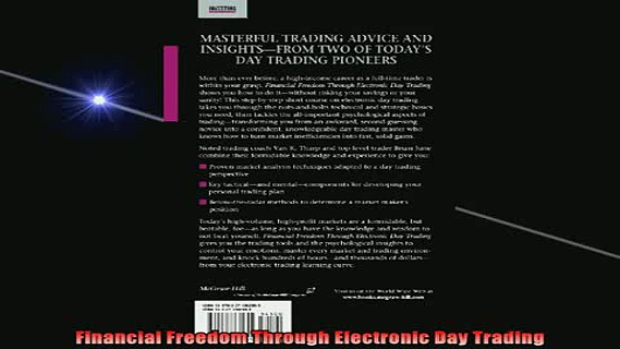 READ book  Financial Freedom Through Electronic Day Trading Online Free