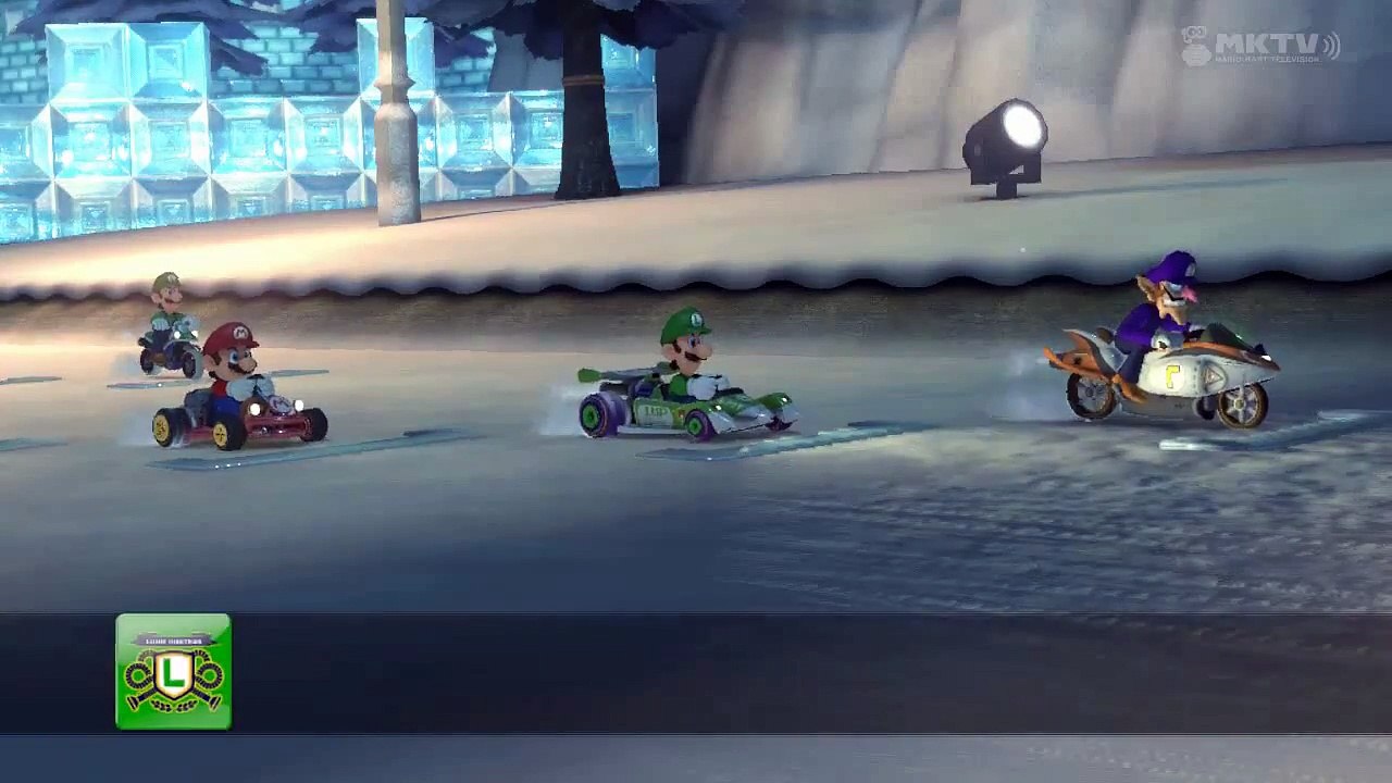 Wii U - Mario Kart 8 - (GCN) Sherbet Land