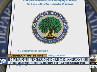 Obama administration issues bathroom access guidelines